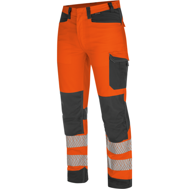 Pantalon de travail haute-visibilité fluo orange/anthracite Würth MODYF
