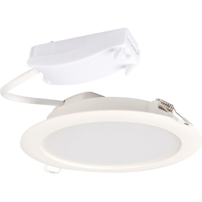 Barcelona Led - Spot LED encastrable rond 6W - Découpe 110 mm - Blanc chaud - 450 lumens Barcelona Led - Spot LED encastrable rond 6W - Découpe 110 mm - Blanc chaud - 450 lumens