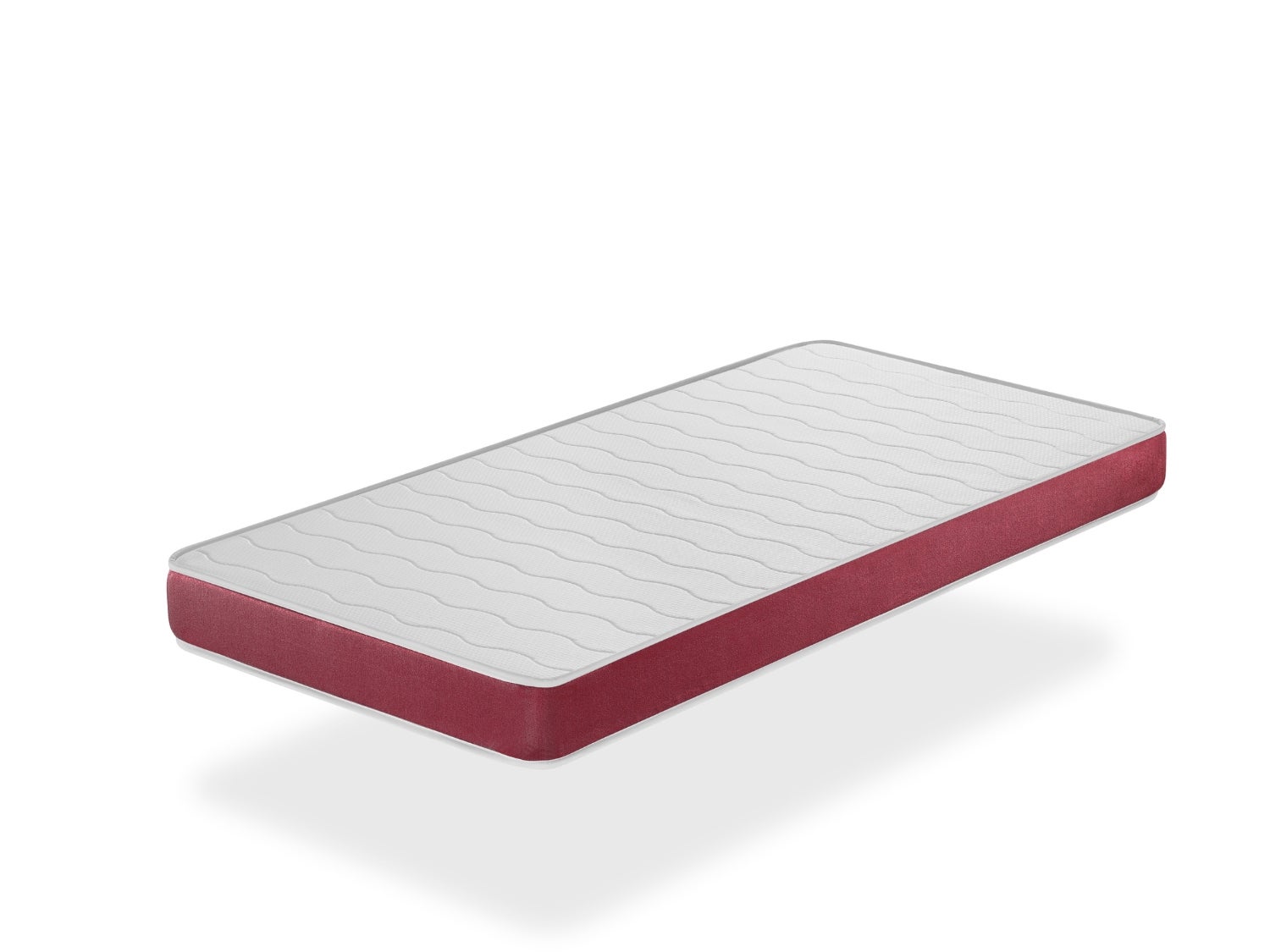Colchon de espuma transpirable 80x180 velvet, altura 14 cm, ergonomico y adaptable