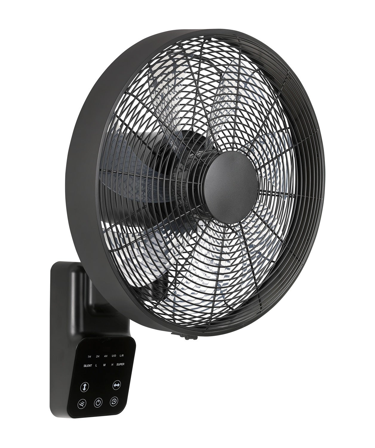Qffl Ventilateur Mural - Avec Télécommande Et Télécommande 21.6 '' Dortoir Des Restaurants À La