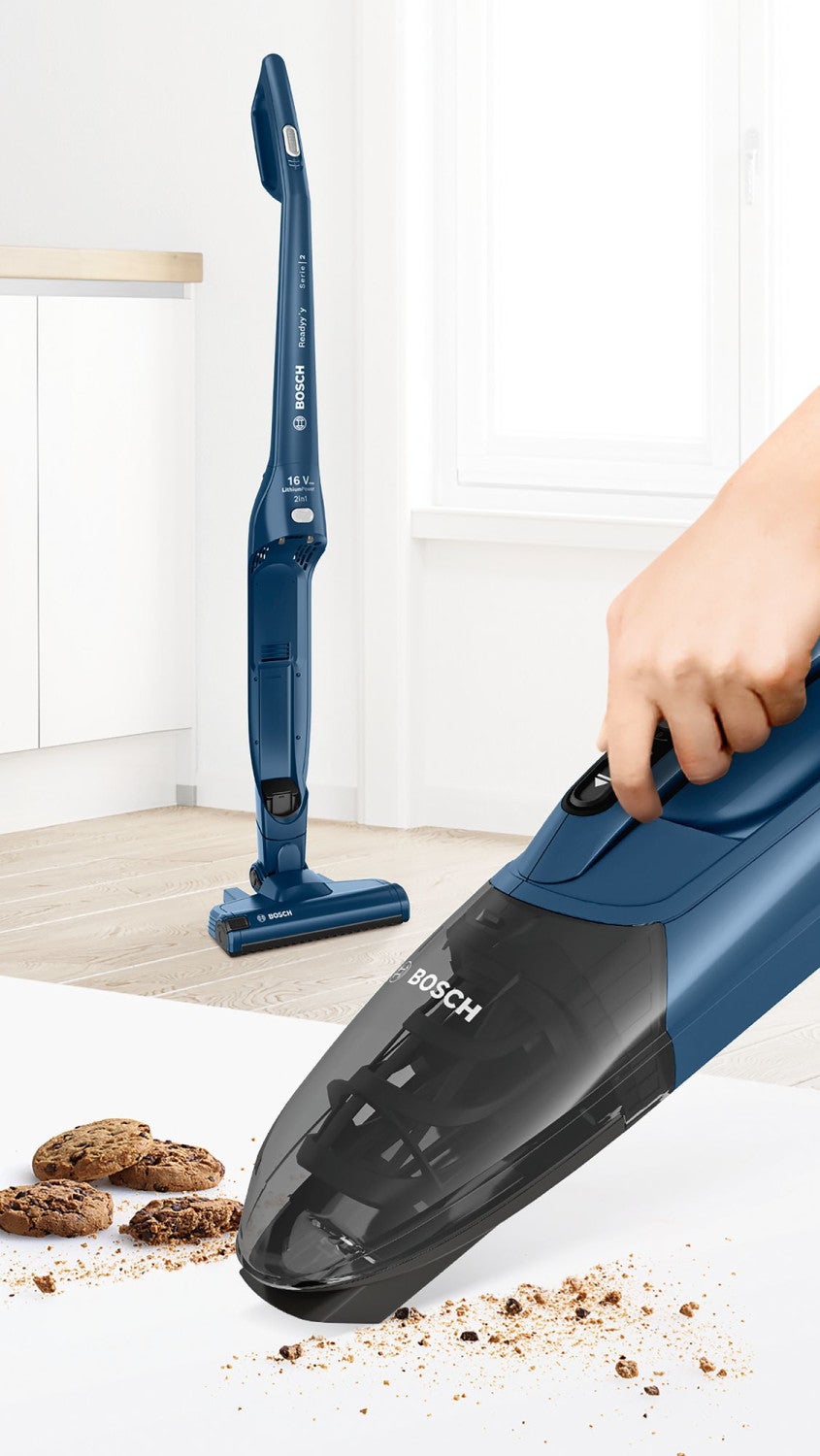 Aspirador de pó sem saco Bosch Série 2 BBHF216, azul - 3