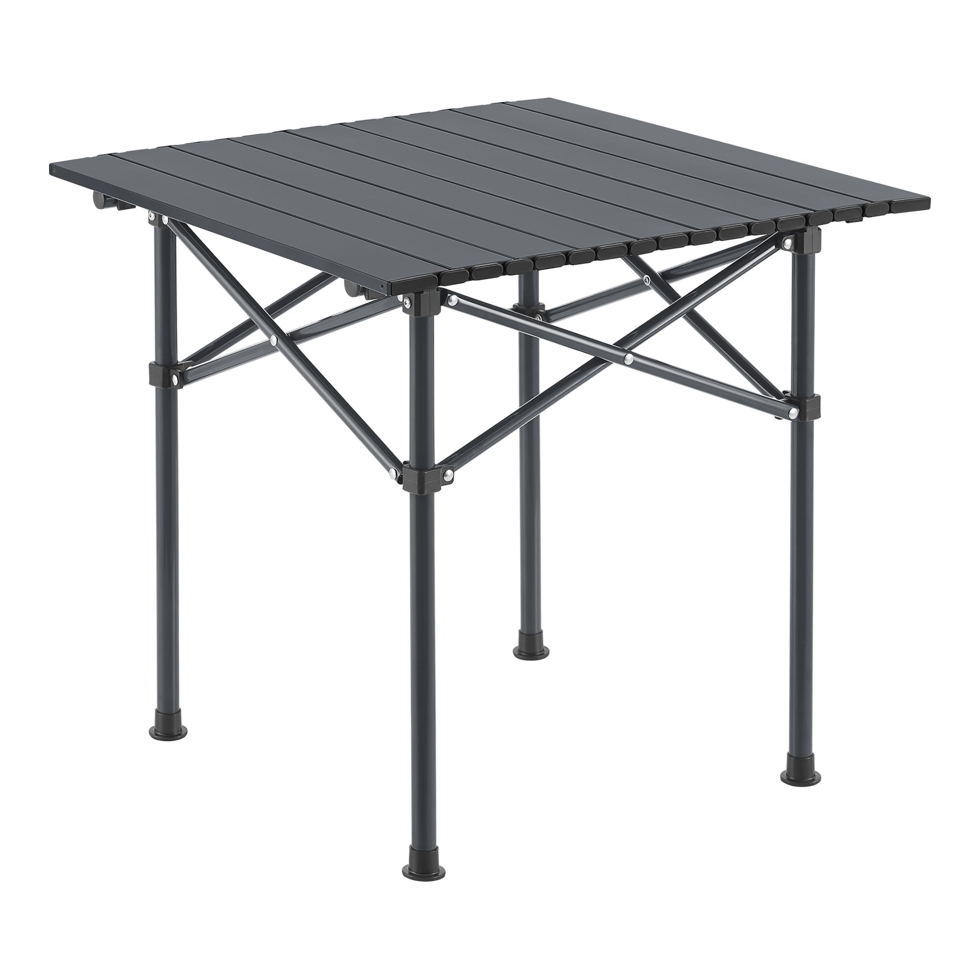 Set de table et 2 chaises pliantes Bellante gris casa.pro - 4