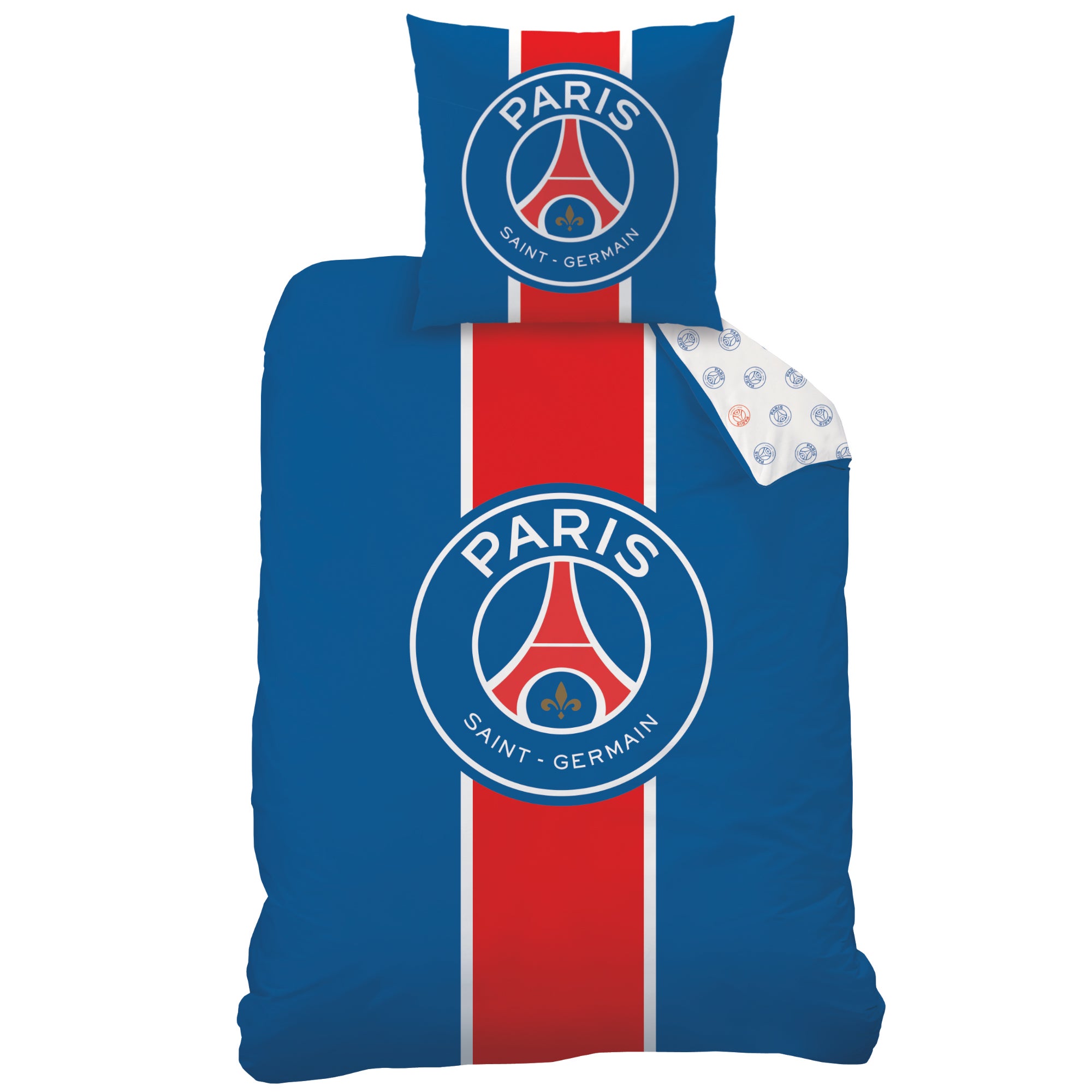 Parure de lit imprimée 100% coton, PSG CLASSIC - 3