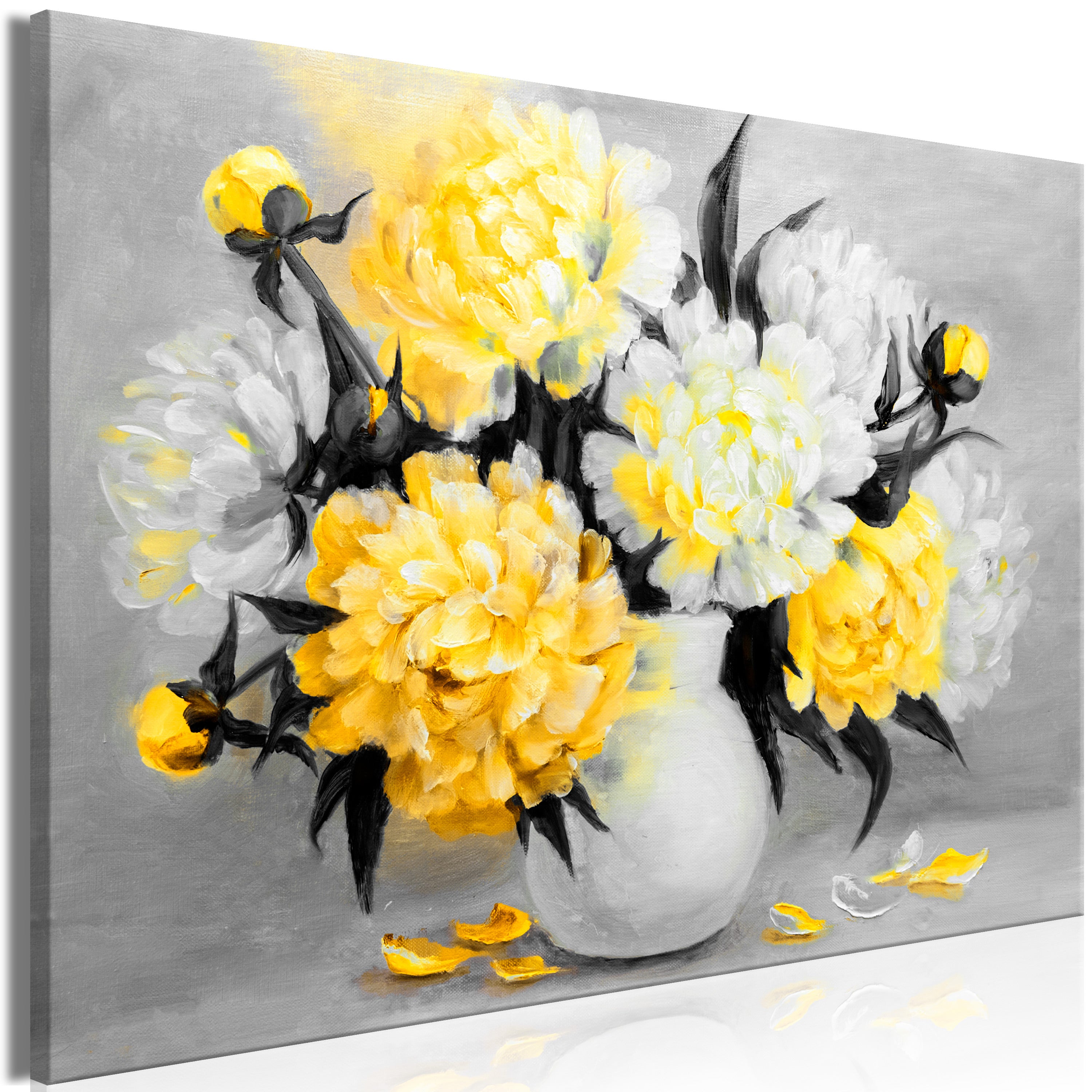 Tableau - Fragrant Colours (1 Part) Wide Yellow [90x60] | Leroy Merlin
