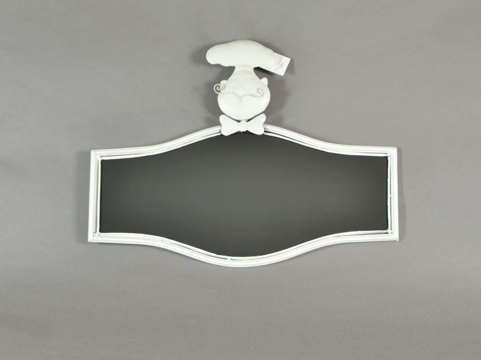 Lavagna metallo cuoco rettangolare svasato cm 54,5x41x2 - 5