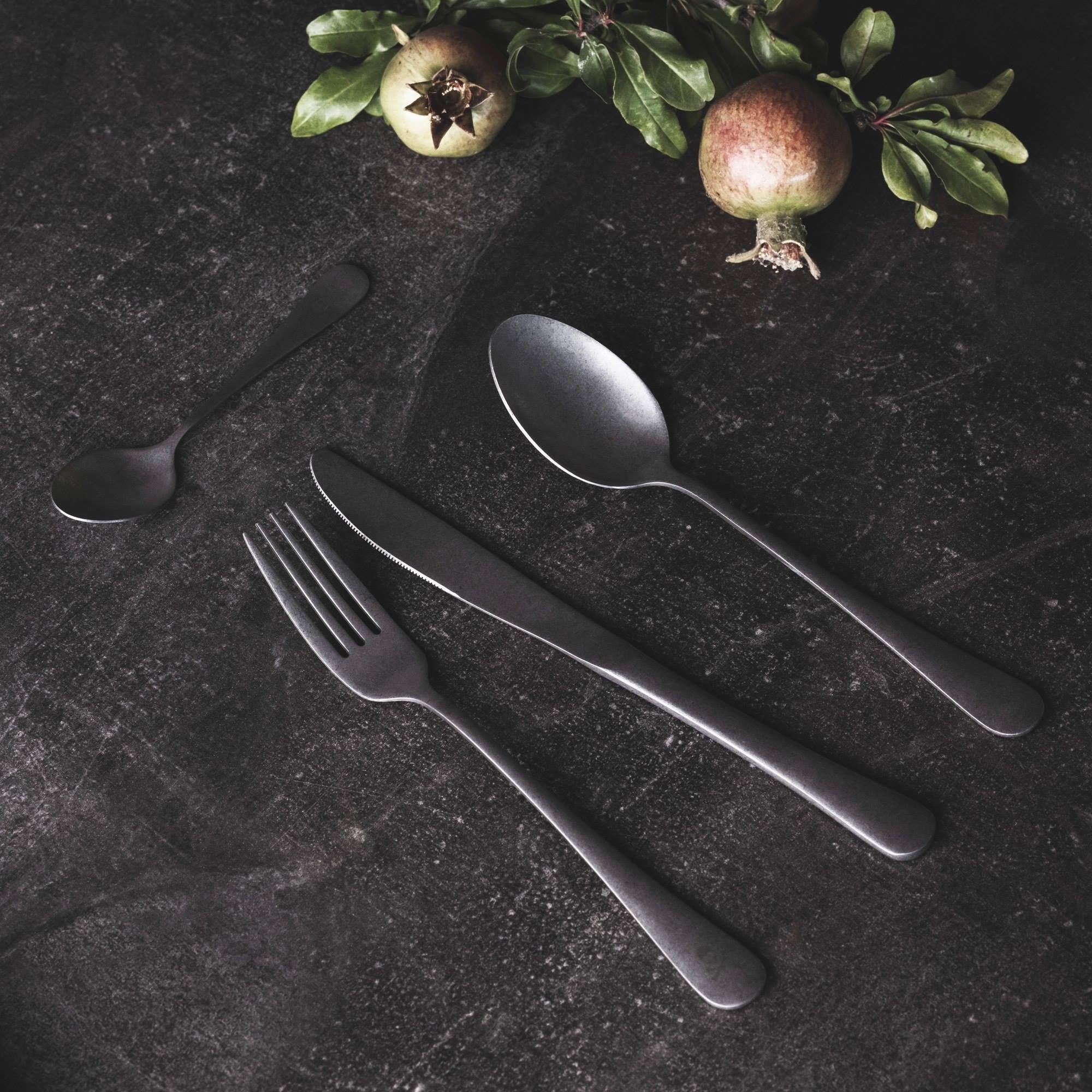 SCALPERS HOME Set de 32pc de cubertería en acero inoxidable, color gris /plata - 8