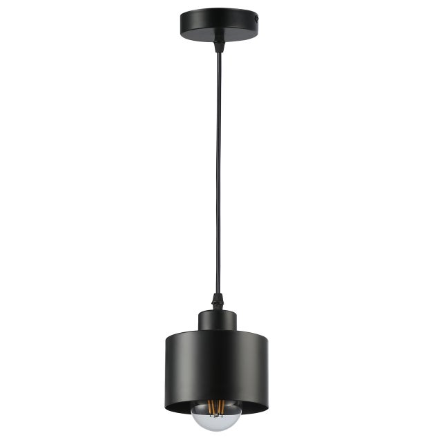 Lampa wisząca Elza E27 100cm IP20 do jadalni salonu czarna MasterLED