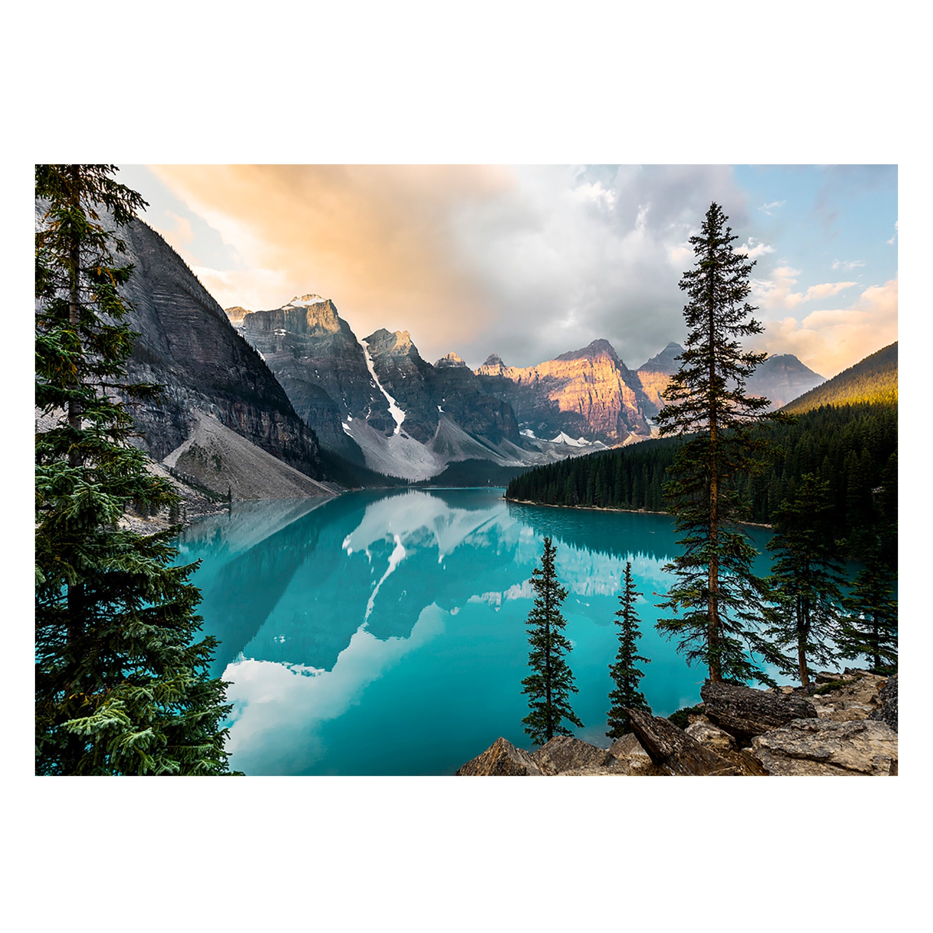 STYLER Tablou din sticlă Glasspik turcoaz 80 x 120 cm, decor modern de perete pentru living, dormitor, hol și birou