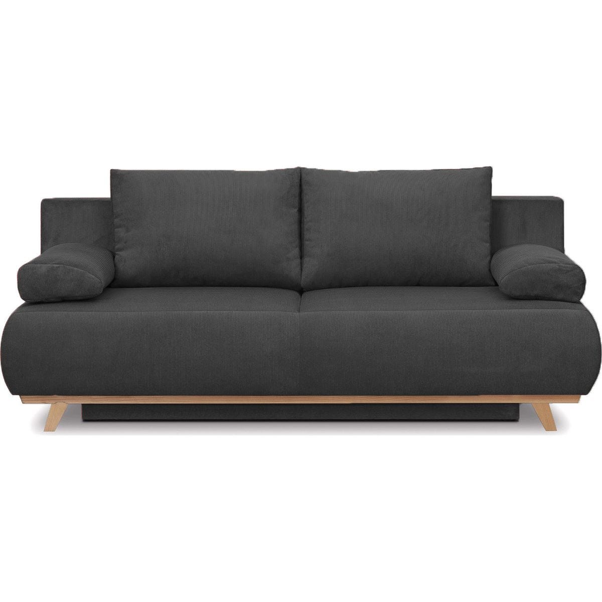 Canap Convertible 3 Places Avec Coffre De Rangement En Velours Fines canap-convertible-3-places-avec-coffre-de-rangement-en-velours-fines