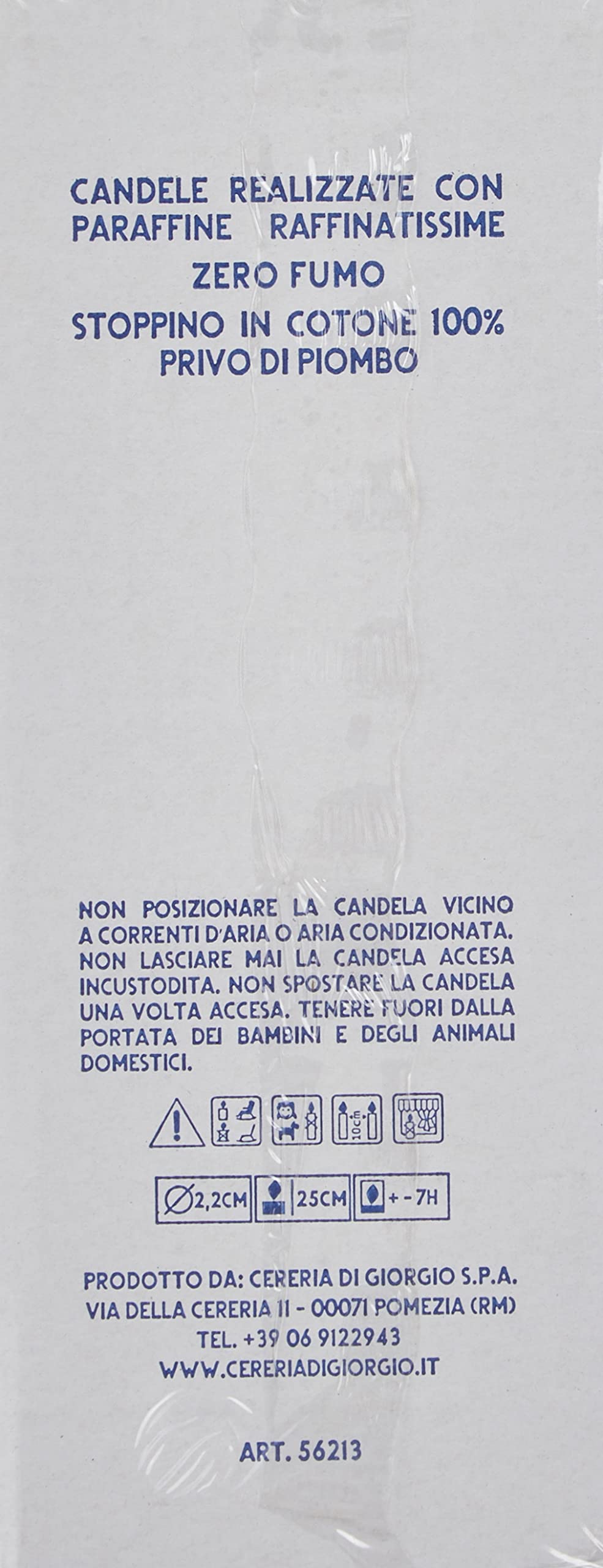 Risth&ograve; Candele Coniche Nero - 10 Pezzi Per Candelieri