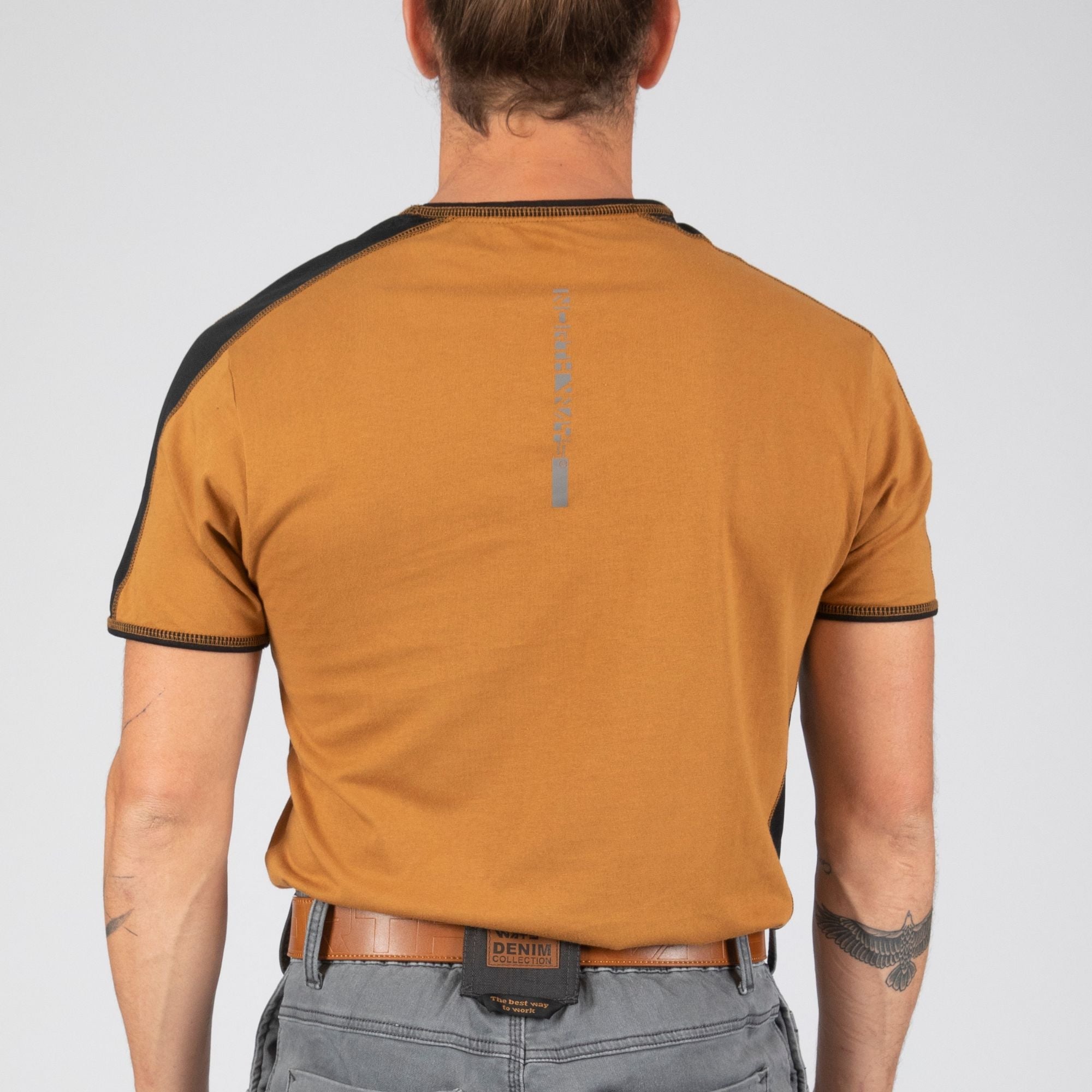 ANDY - T-SHIRT MANCHES COURTES DE TRAVAIL - 1400 Camel S - 3