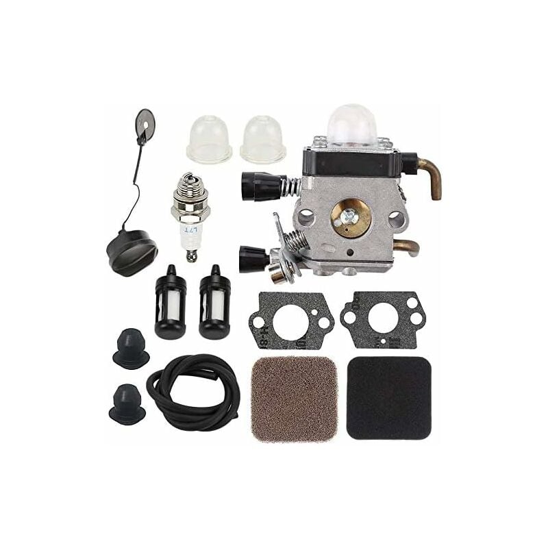 Uszczelka gaźnika - Filtr powietrza - Zestaw zamienny kompatybilny z Stihl FS75 FS80 FS85 HS80 KM80 KM85