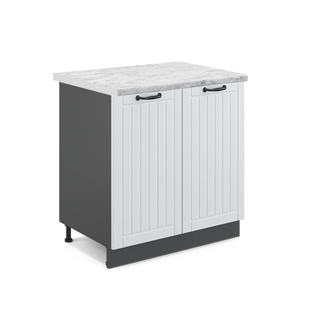 Vicco Szafka pod zlew Fame-Line, Biały domek wiejski, 80 cm , BP Marmur