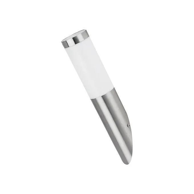 Kinkiet zewnętrzny Inox torch chrom satyna 1xE27x25W wym:38x7,6x18cm IP44 Rabalux