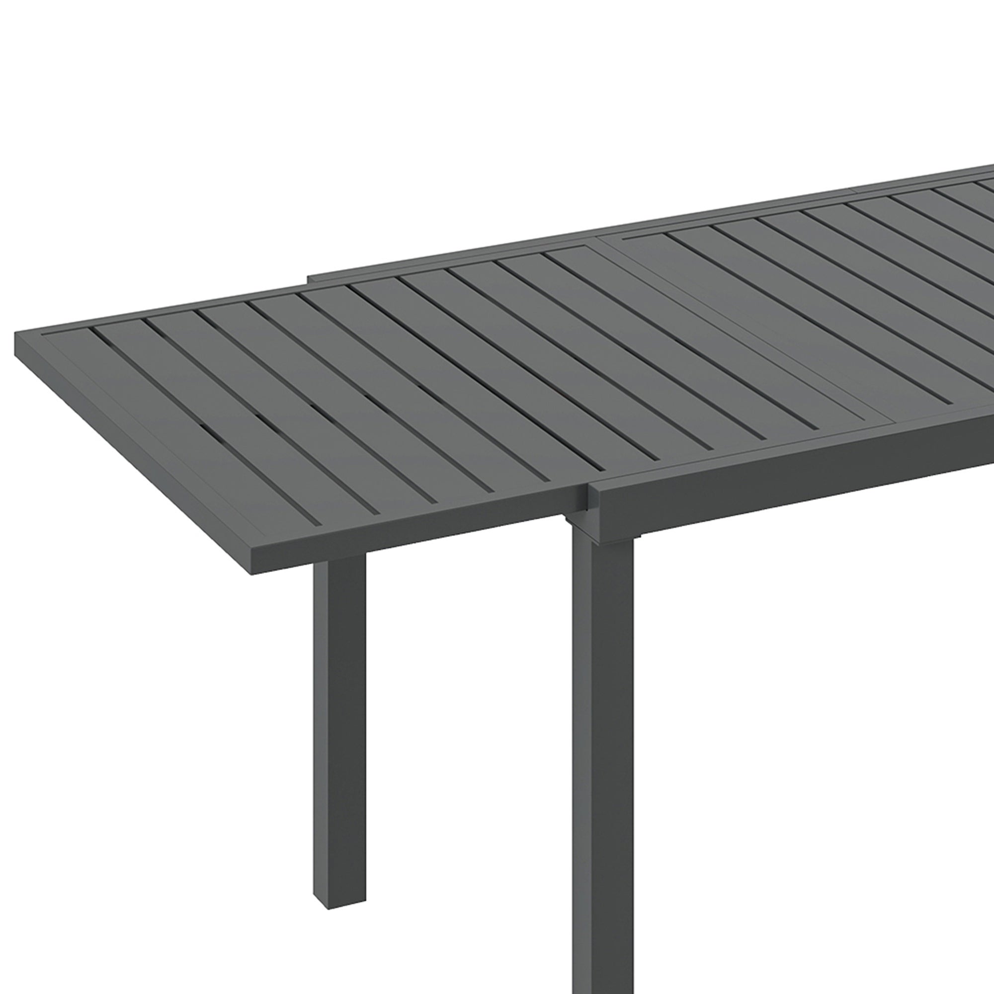 Outsunny Mesa de Jardim Extensível 150/225x85x75 cm - 5