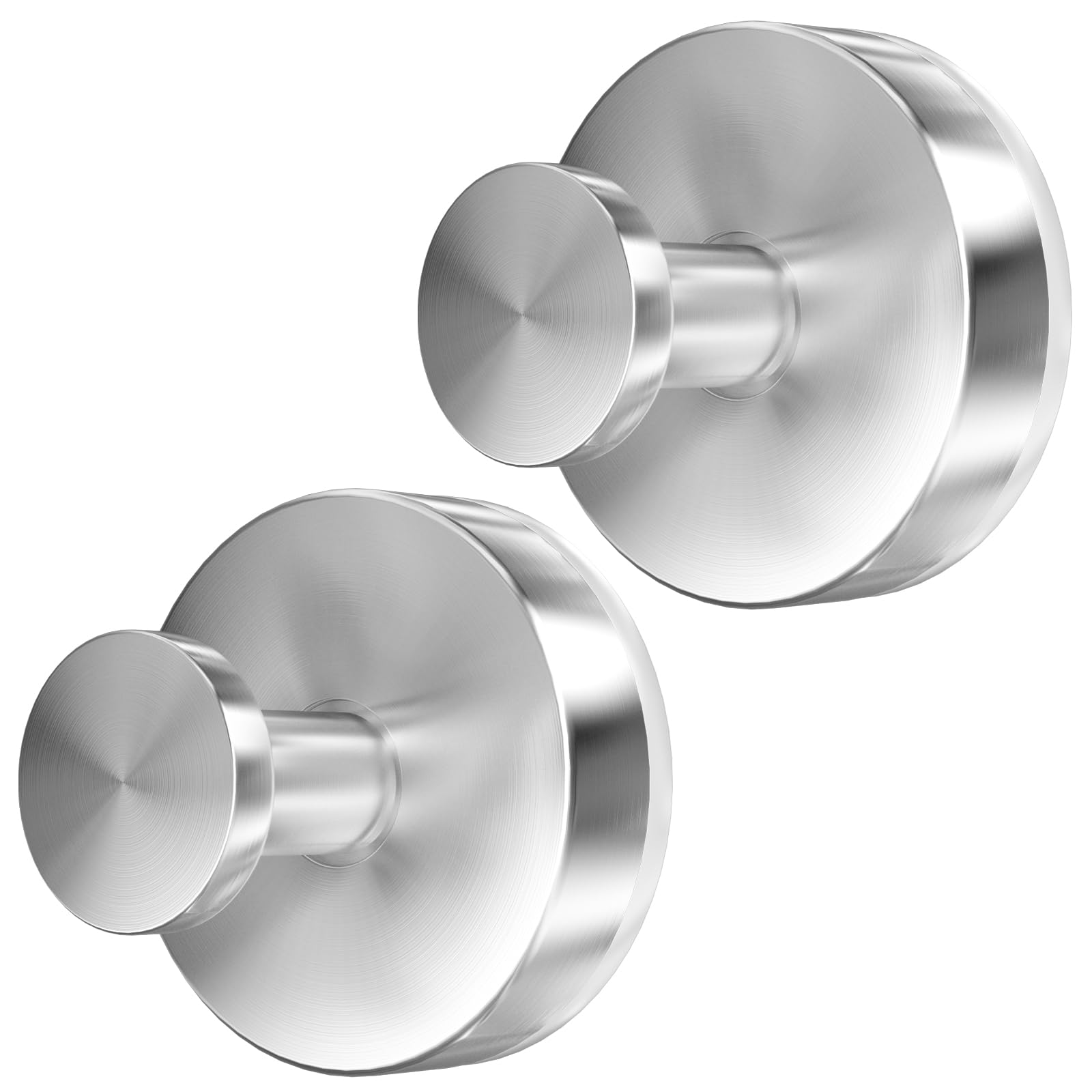 Set Porta Asciugamani Da Bagno Adesivo - 4 Pezzi In Acciaio Inox, Senza Foratura, Per Asciugamani E Accappatoi - Foto 2