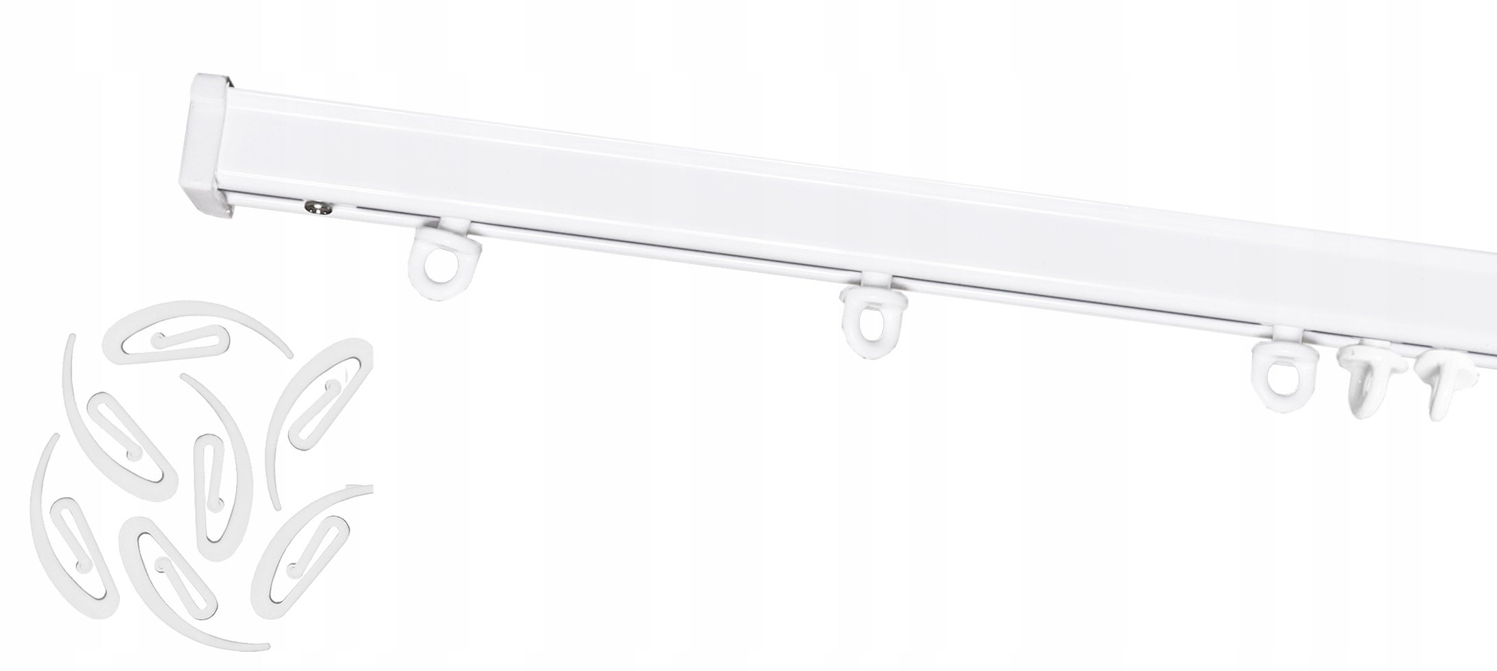 Karnisz Sufitowy Szyna Sufitowa Aluminiowa ZESTAW WAVE PS 560 cm
