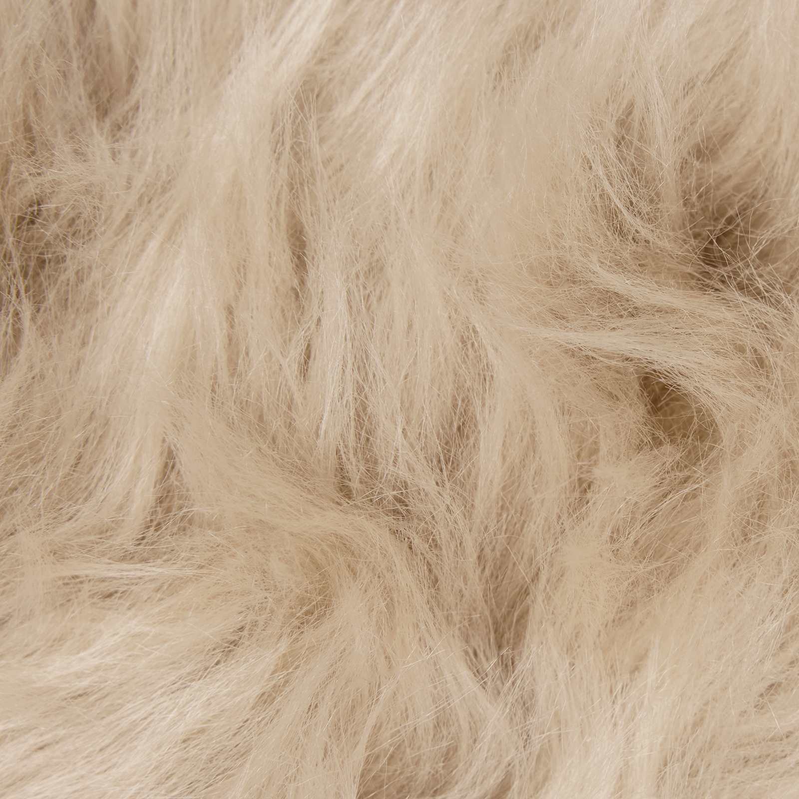 Tapis en polyester beige pour la terrasse, Ø 200 cm - 9