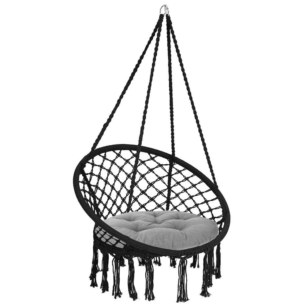 Cadeira Suspensa De Jardim Tutumi 490129A Black - 62x33x142cm - 2