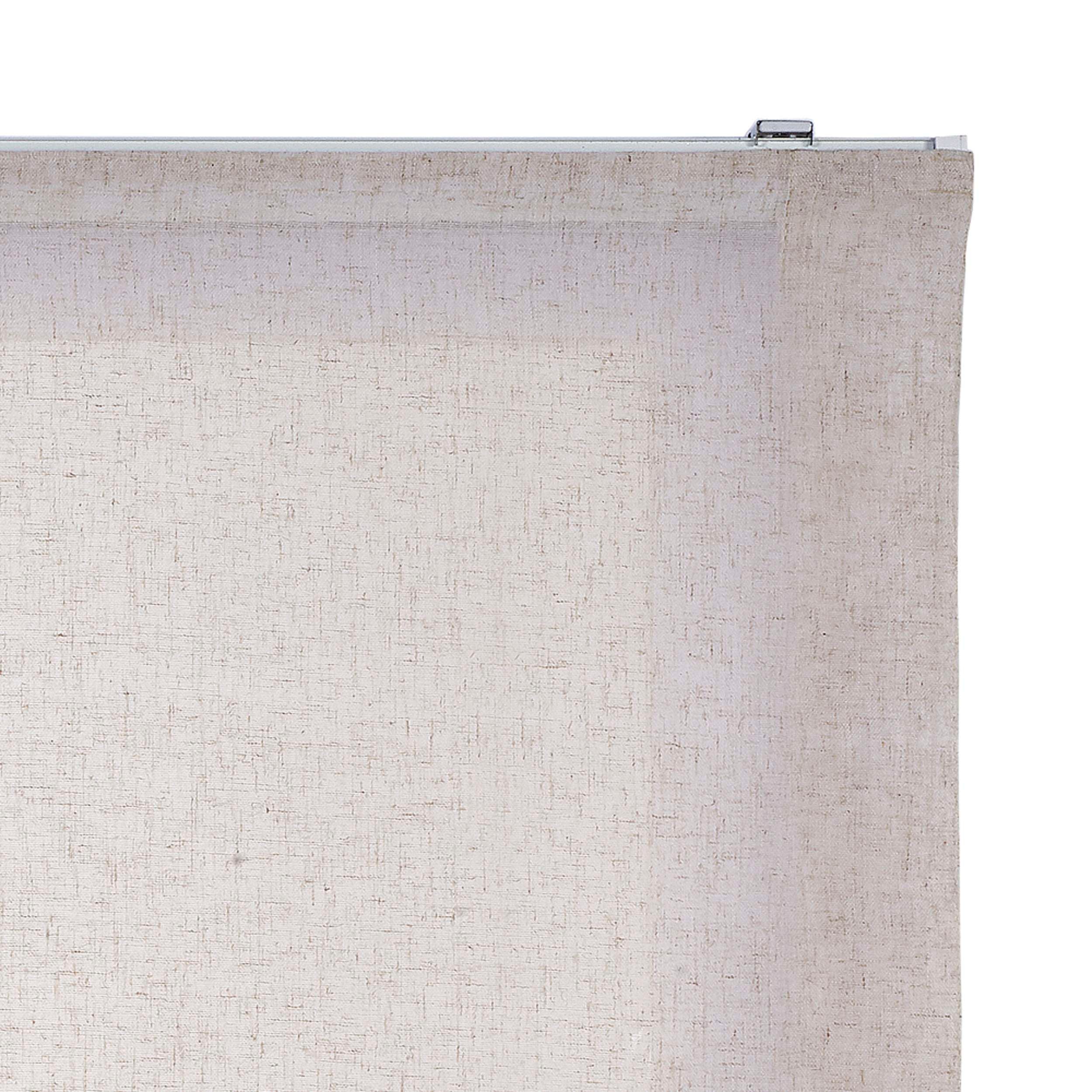 Estor Plegable sin Varillas, Estor Paqueto traslúcido para Ventanas y Puertas Beige, 60 x 175 cm - 3