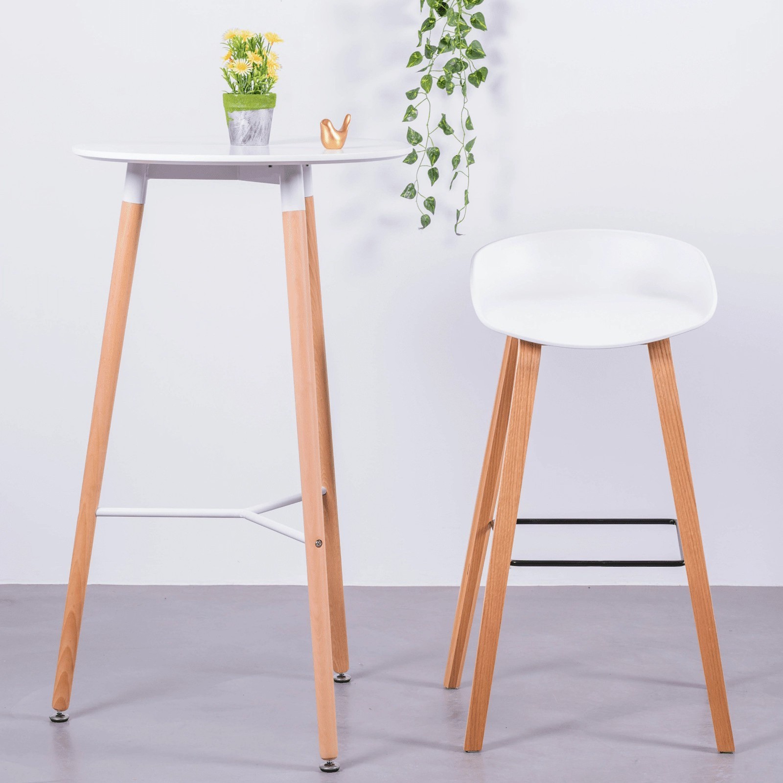 Table haute de style Nordic (102cm) - Palermo - 2