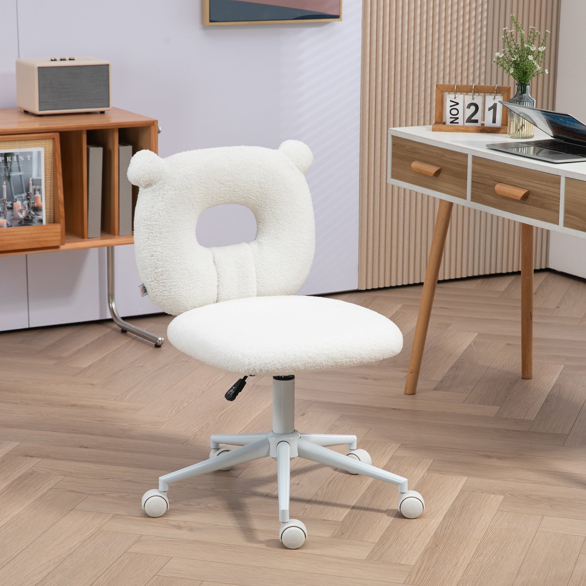 Chaise De Bureau - Ergonomique - Pivotante Avec Coussin - Hauteur