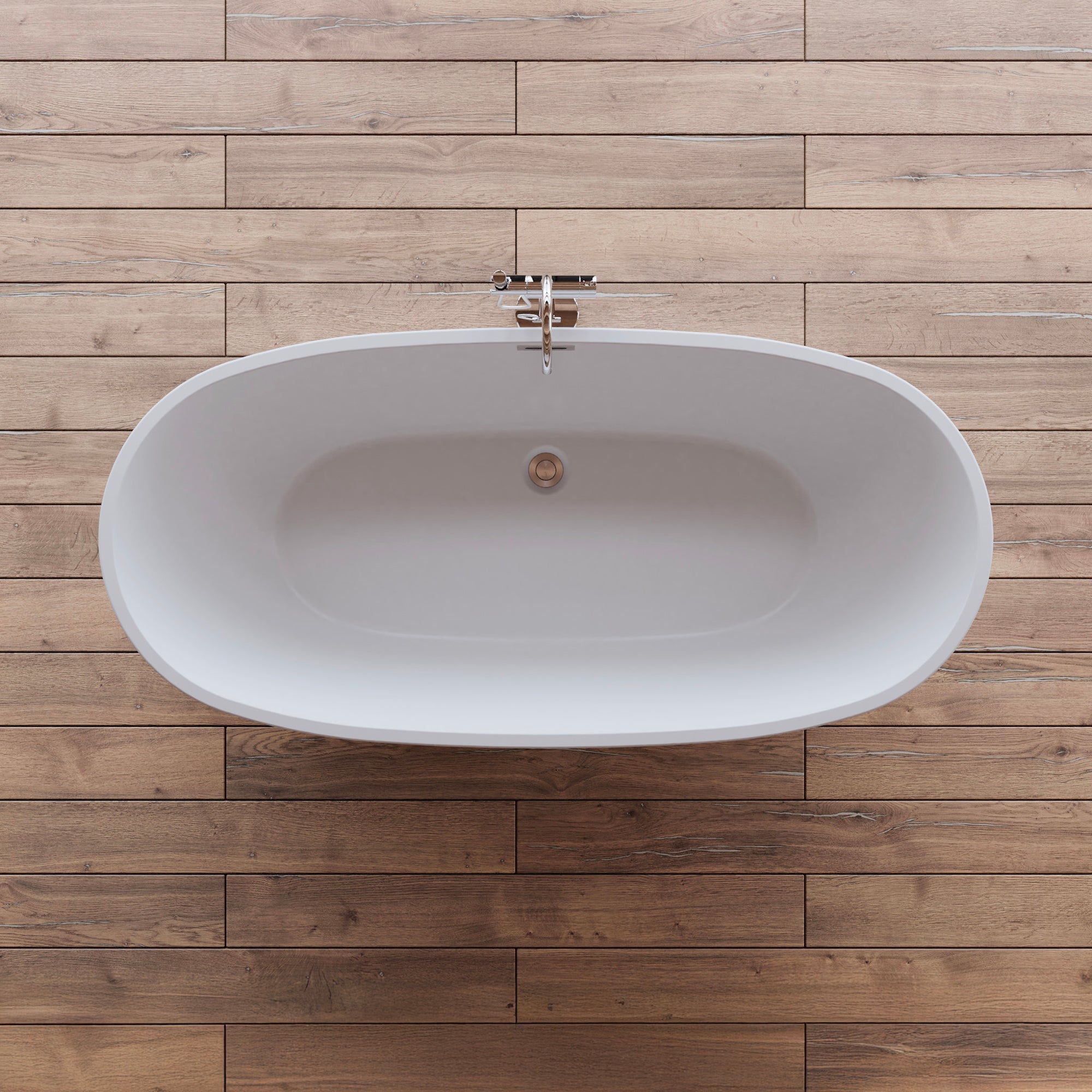 Baignoire Ilot Samba 170 blanche 170 x79 x58 cm, by SPALINA - 2