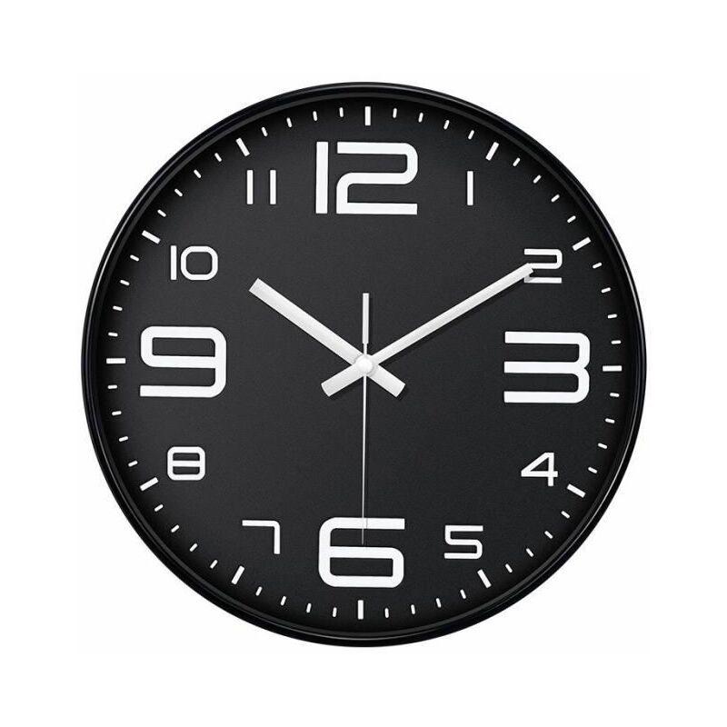 Reloj De Péndulo De Pared Estilo Vintage, 12 Pulgadas, Negro, 1 Pieza 