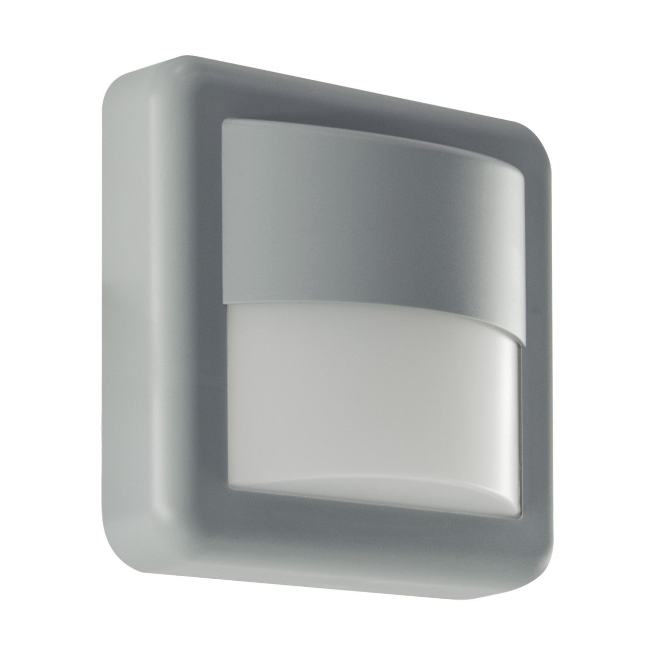 Kinkiet zewnętrzny FIDO LED 4W Neutralna biel 260lm szaro-biały wym: 14x14x5,7 cm IP55 Struhm
