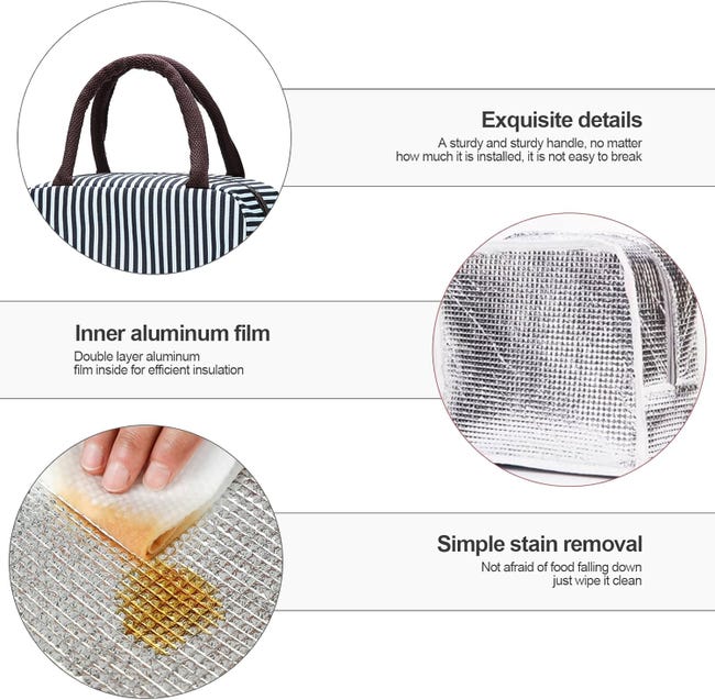Borsa per l pranzo n tela cerata Borsa per l pranzo n tela cerata Borsa per l pranzo n tela cerata Borsa per l pranzo n tela cerata