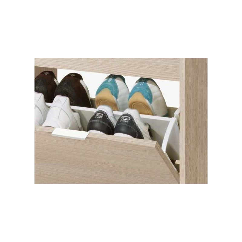 Sapateiro de neve Roble Blanco 60 x 113 x 22 cm Leroy Merlin