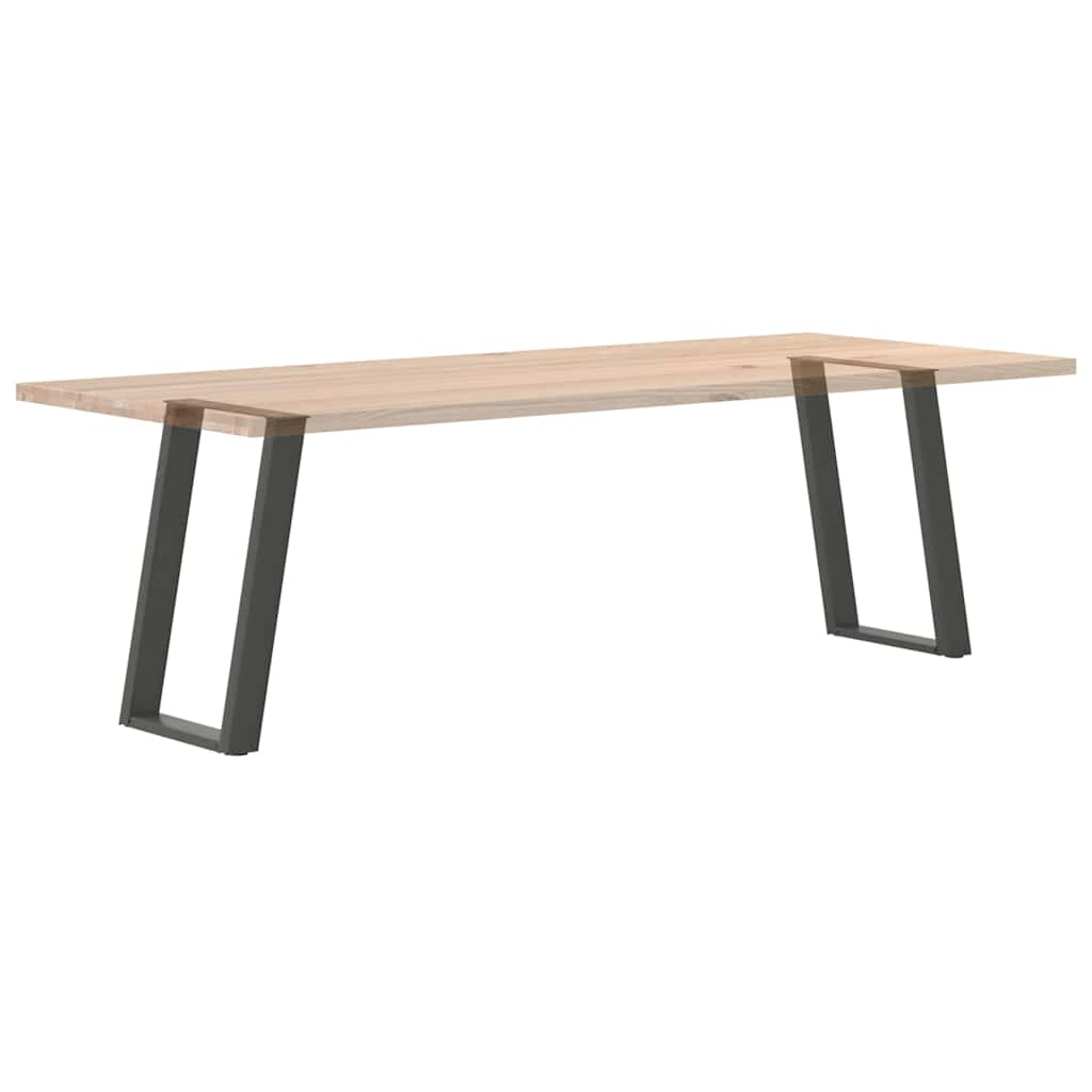 Maison Exclusive - Pieds de table à manger en U 2 pièces Anthracite 50 x (72-73) cm Acier - 8