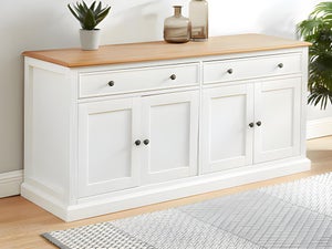 Aparador CANTIANO Blanco - ¡Moderno Y Con Mucho Espacio!