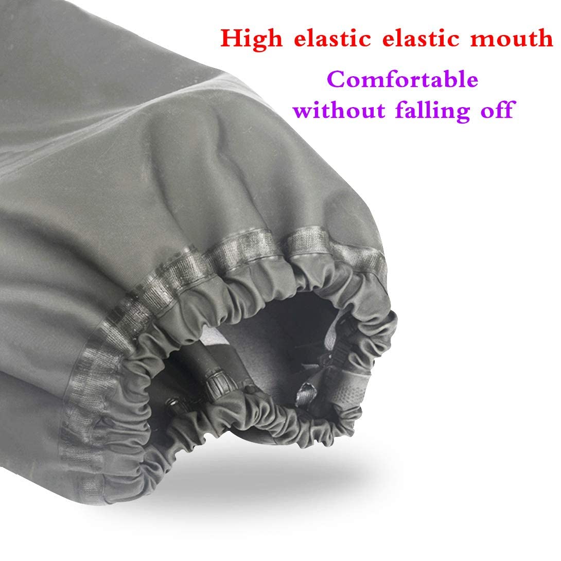 1 Paire Gants de Travail Homme Femme Gants Imperméables Longs Gants de Menage en Caoutchouc Gants de Bassin à Poissons Manches Longues Extra 64 CM - 2
