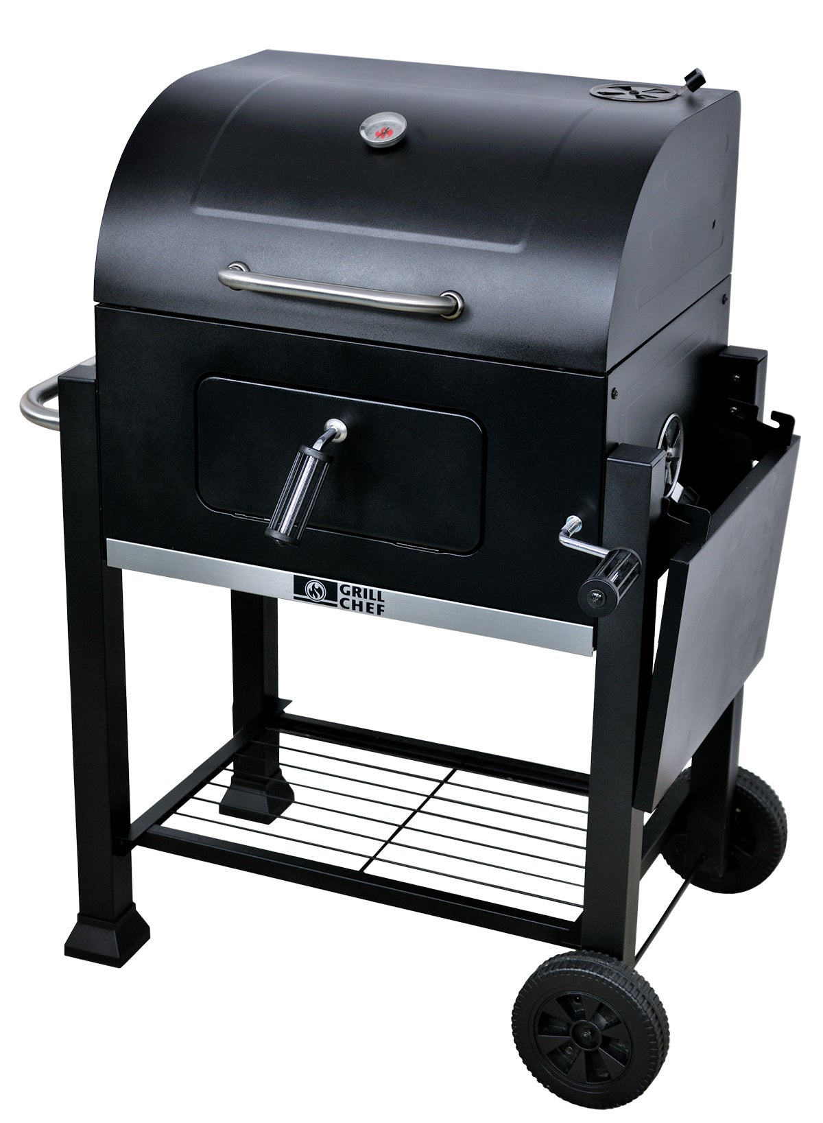 Pokrowiec na grill ogrodowy AMPO czarny 1 szt. - 3