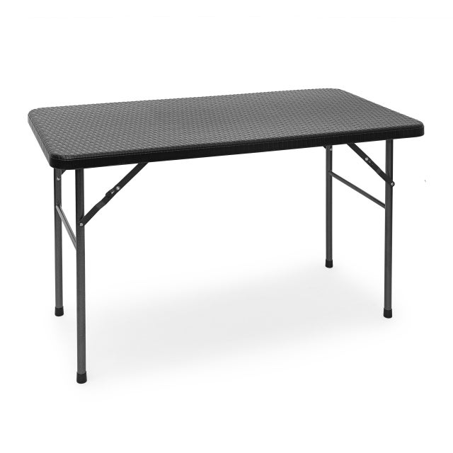 Tavolo Pieghevole Quadrato 85x85x74 Cm | Leggero, Robusto In Acciaio E ABS | Per Giardino, Campeggio, Picnic