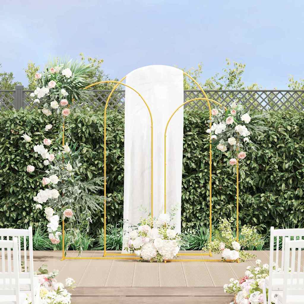 Support Arche Métal Pour Toile De Fond | Cadre Porte Arquée Pour Mariage, Anniversaire, Fête | Portable Et Stable
