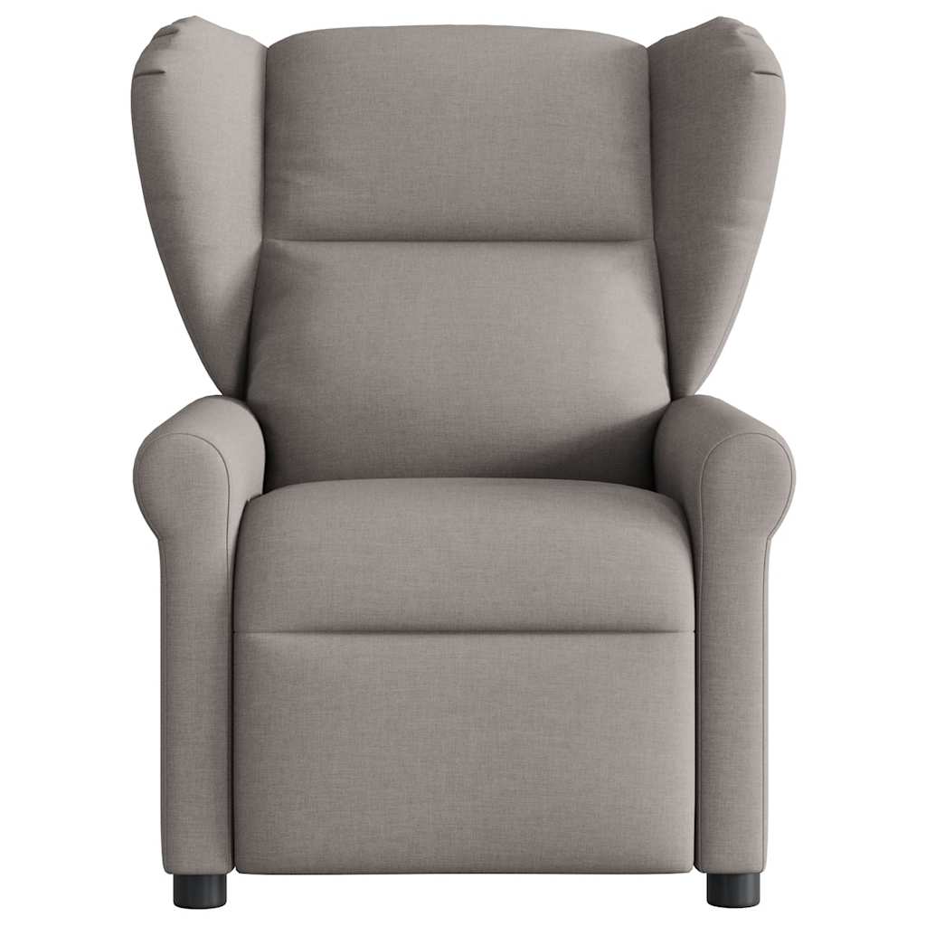 Fauteuil de télévision | Fauteuil inclinable Taupe Tissu CFW957687 - 3