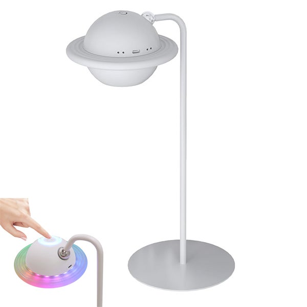 Lampka stołowa lampka biurkowa ładowalna do szafki nocnej bezprzewodowe lampki LED na klips mini lampka ścienna planeta wielokolorową poświatą boczną