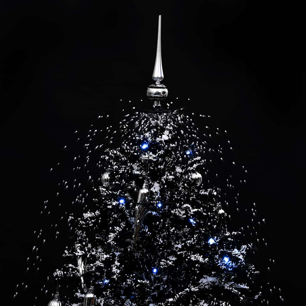 Maison Exclusive - Albero di Natale con Nevicata e Base ad Ombrello Nero 170cm PVC - 6