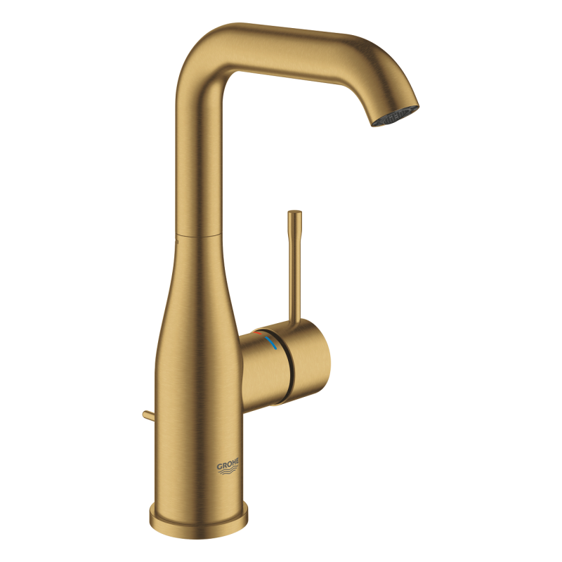Grohe Essence single-lever basin mixer, L-size, swivelling, 127mm projection, with drain set, 24174GN1