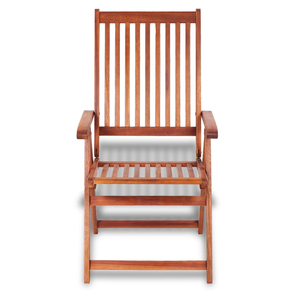 Maison Exclusive - Chaises pliables de jardin lot de 2 Bois solide d'acacia Marron - 2