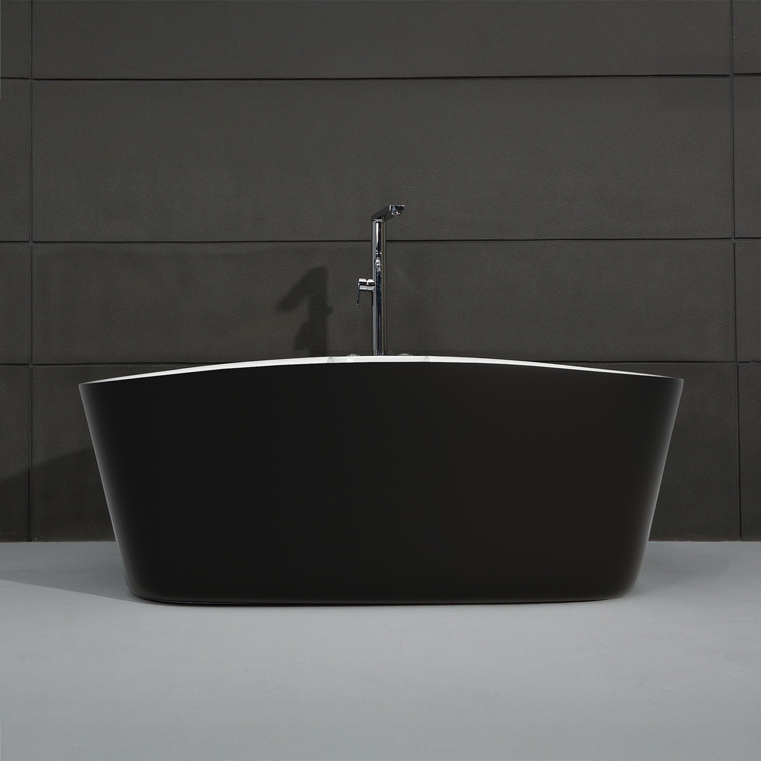 Baignoire Balnéo îlot Tao Black Bulle 170 X80 X65 Cm, By Spalina - 5