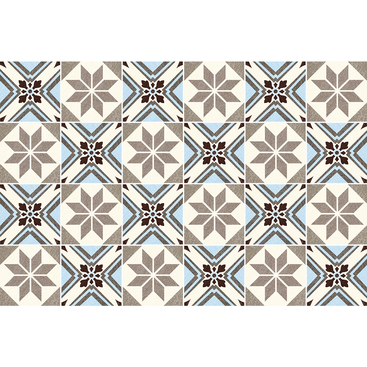24 adesivi piastrelle di cemento alinio - Sticker adesivo - adesivi murali - 24stickers20x20cm - 2
