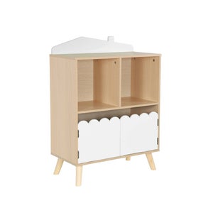 Bibliothèque pour enfants Costway en forme de maison, étagère en bois pour enfants Bibliothèque pour enfants Costway en forme de maison, étagère en bois pour enfants