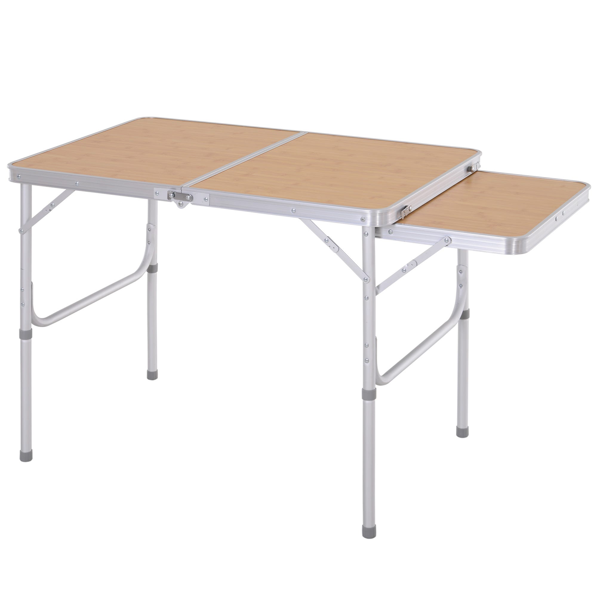 SUNNYFEEL Table de camping pliante en aluminium, compacte et légère, table d'appoint pour cuisine, plage, randonnée, voyage, pêche, barbecue SUNNYFEEL Table de camping pliante en aluminium, compacte et légère, table d'appoint pour cuisine, plage, randonnée, voyage, pêche, barbecue