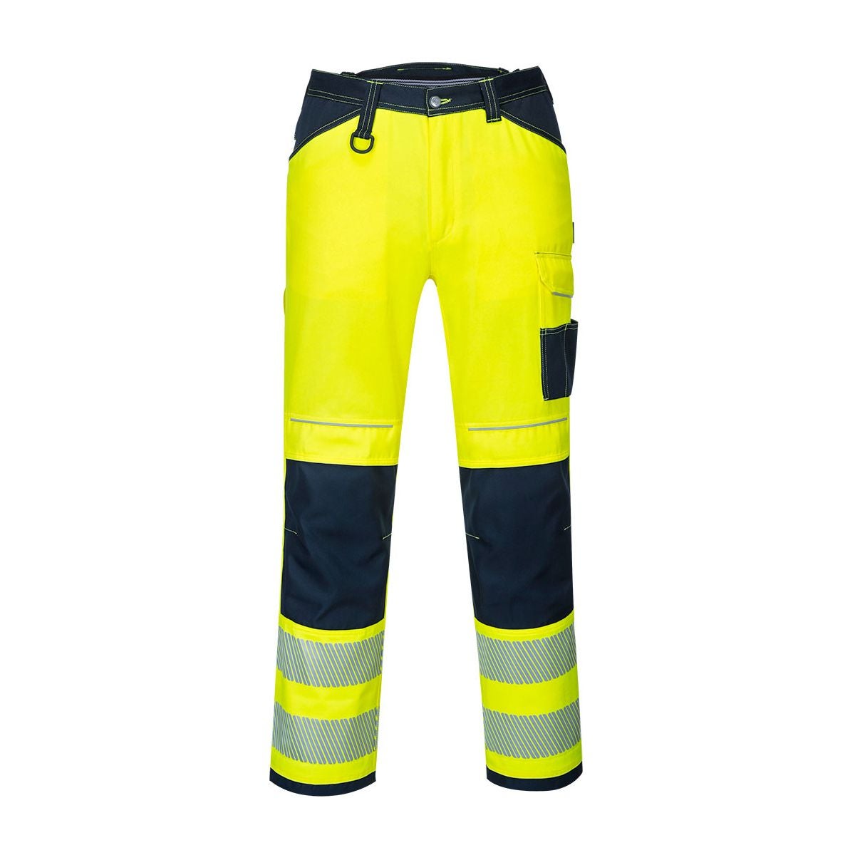 Pantalones de trabajo reforzado cinta Premium HiVisTex Pro PW3 de tiro Regular PORTWEST PW340
