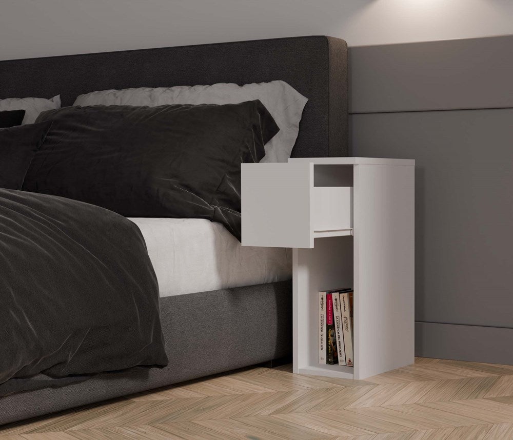 Szafka nocna GALAX 20 1S Biały 30x20x55 cm 1 szt - 3