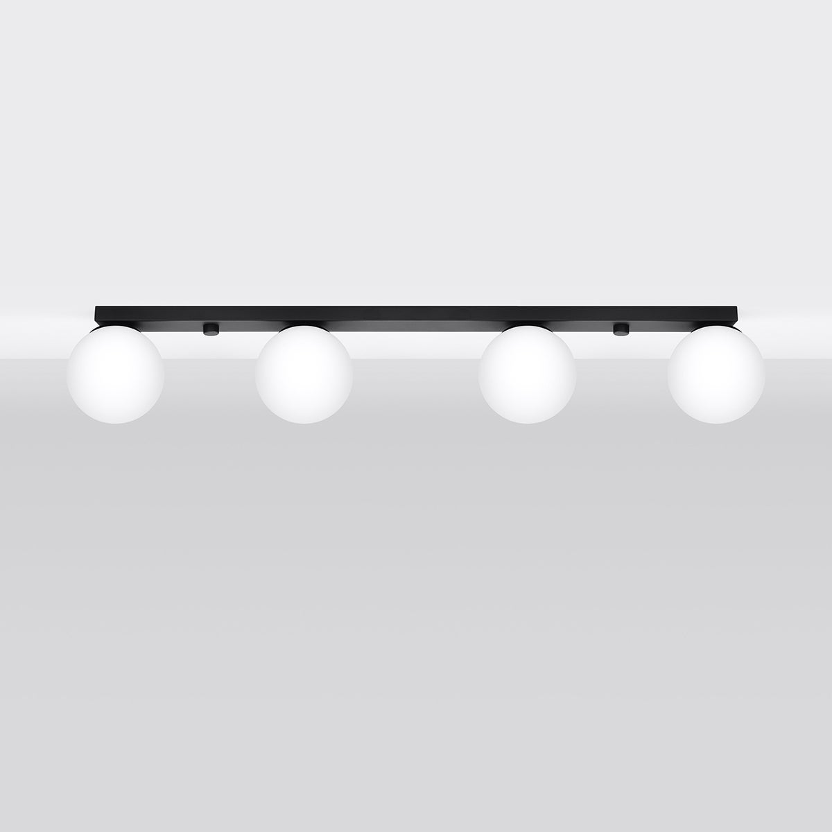 Plafon ZYNFI 4 czarny LED 4000K - 88x12x14.5cm Sollux