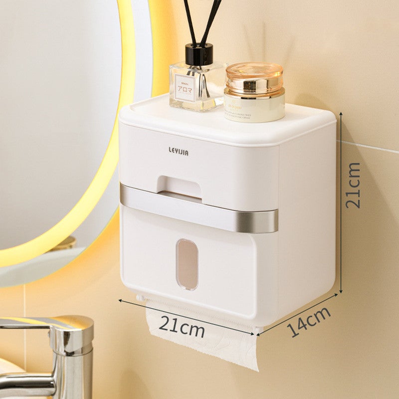 Boîte à Mouchoirs de Luxe avec Horloge Moderne